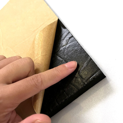 رنگ سیاه خود چسبنده EPDM ورق لاستیکی سلولی ورق آلومینیوم ورق چسبناک یک طرفه فوم