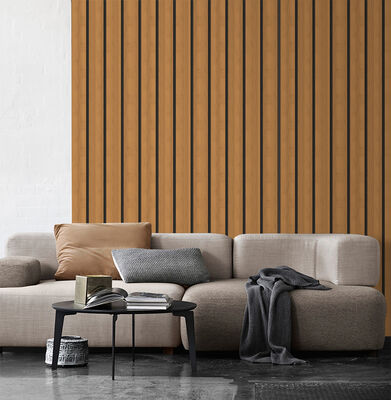 پانل های توری چوبی انعطاف پذیر خود چسب برای دکور مکان های عمومی کوچک