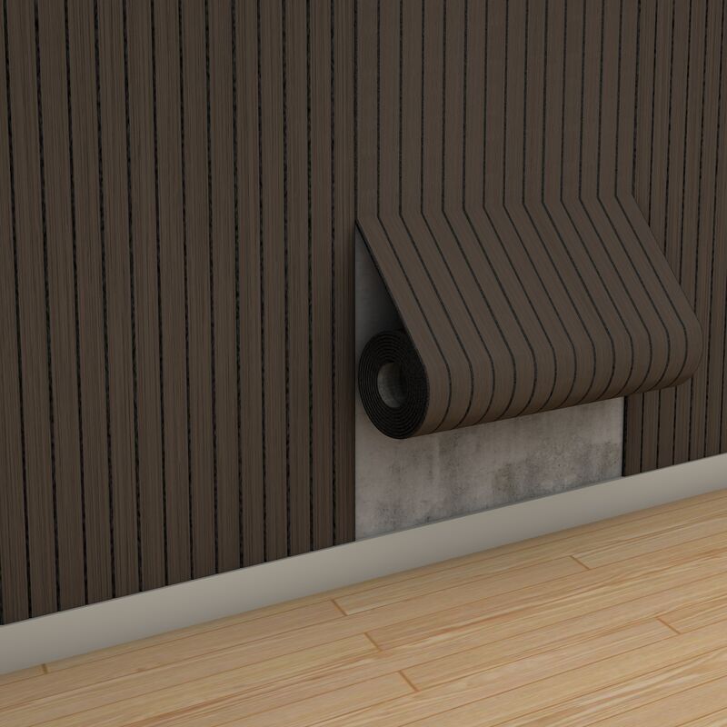 پانلهای لامپ نرم چوبی IXPE PVC الاستیک الاستیک برای دکور مدرسه