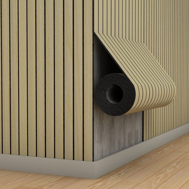 کاغذ دیواری پانل دیواری چوبی انعطاف پذیر PVC محافظ ضد حریق برای دکور خانه