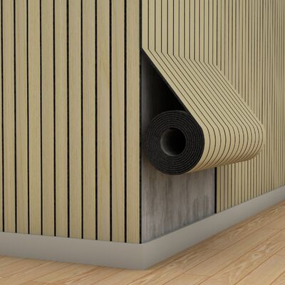 کاغذ دیواری پانل دیواری چوبی انعطاف پذیر PVC محافظ ضد حریق برای دکور خانه